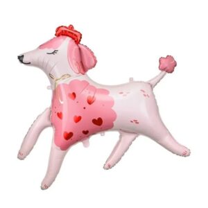 Palloncino Barboncino Rosa "Poddle"  in Foil Super Shape 47"